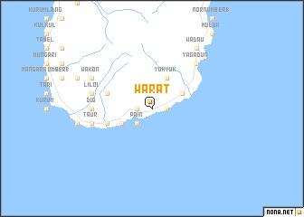 map of Warat