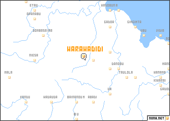 map of Warawadidi