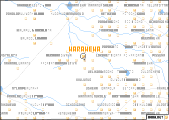 map of Warawewa
