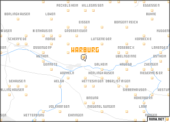 map of Warburg