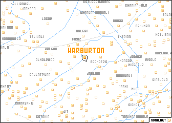 map of Warburton