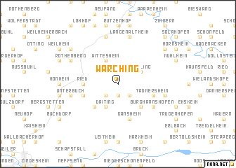 map of Warching