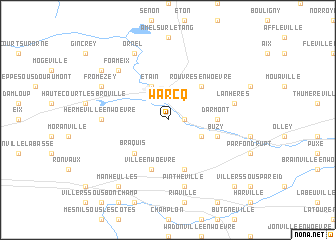 map of Warcq