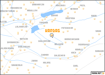 map of Wardag