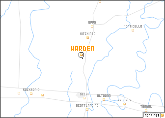map of Warden