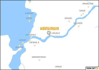 map of Wardimdim