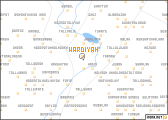 map of Wardīyah