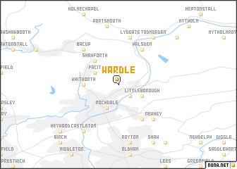 map of Wardle