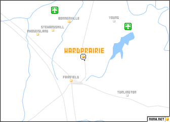 map of Ward Prairie