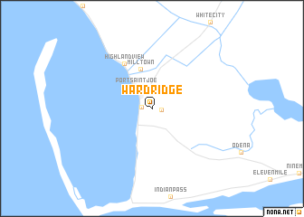 map of Ward Ridge