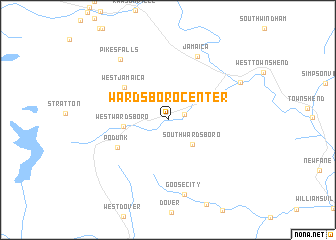 map of Wardsboro Center