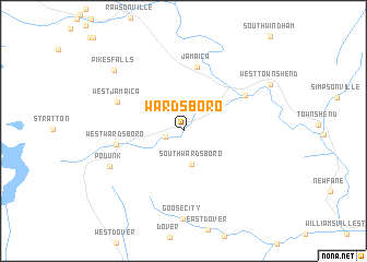 map of Wardsboro