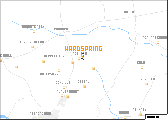 map of Ward Spring