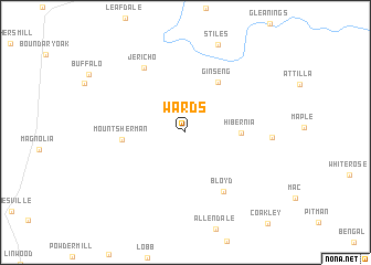 map of Wards