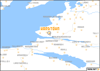 map of Wardtown