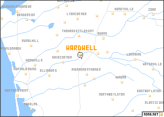 map of Wardwell