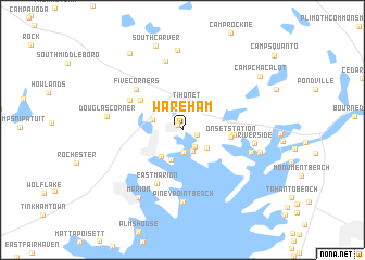 map of Wareham