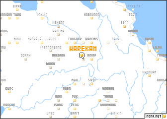 map of Warekam