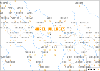 map of Wareli Villages