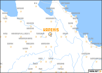 map of Waremis