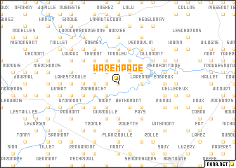 map of Warempage