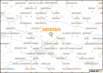 map of Warendin