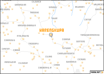 map of Warengkupa