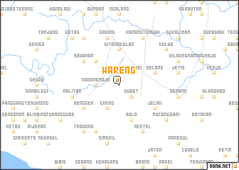 map of Wareng