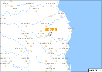 map of Wareo