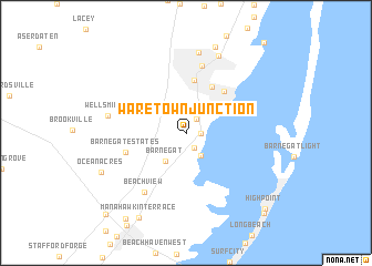 map of Waretown Junction
