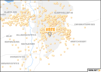 map of Ware