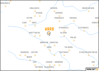 map of Ware