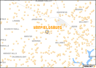 map of Warfieldsburg