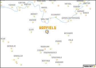 map of Warfield