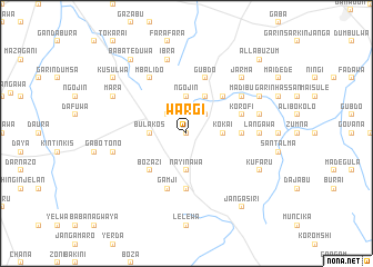 map of Wargi