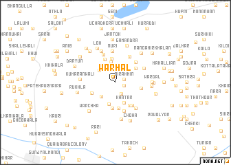 map of Warhal