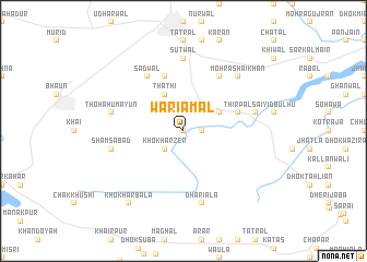 map of Wariāmāl