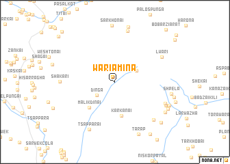map of Wariamīna