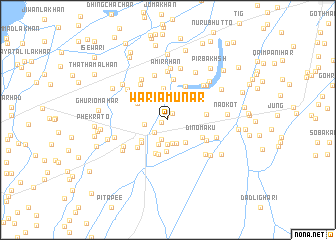 map of Wariām Unar