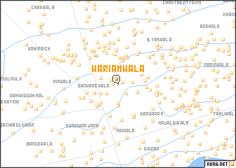 map of Wariāmwāla