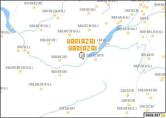 map of Wariazai