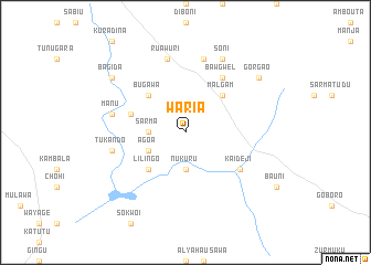map of Waria