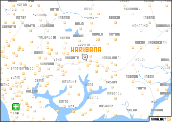 map of Wari Bana