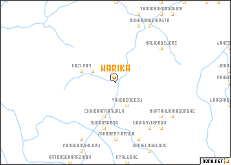 map of Warika