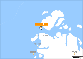 map of Warilau