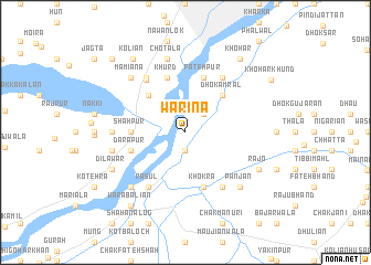 map of Warīna