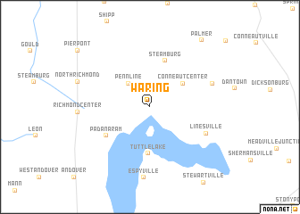 map of Waring
