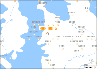 map of Warinung