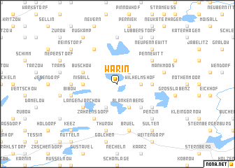 map of Warin