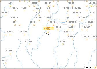 map of Warin